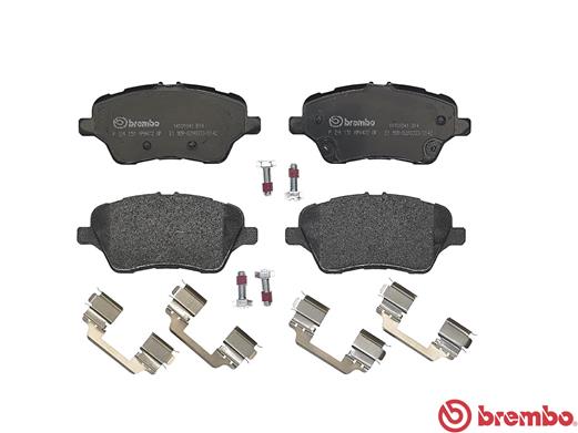 A.B.S. P 24 151 BREMBO Bremsbelagsatz, Scheibenbremse